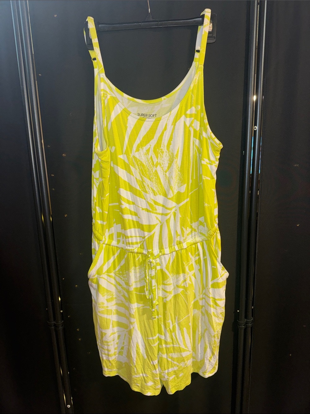 torrid Neon Yellow & White Striped Knit Top